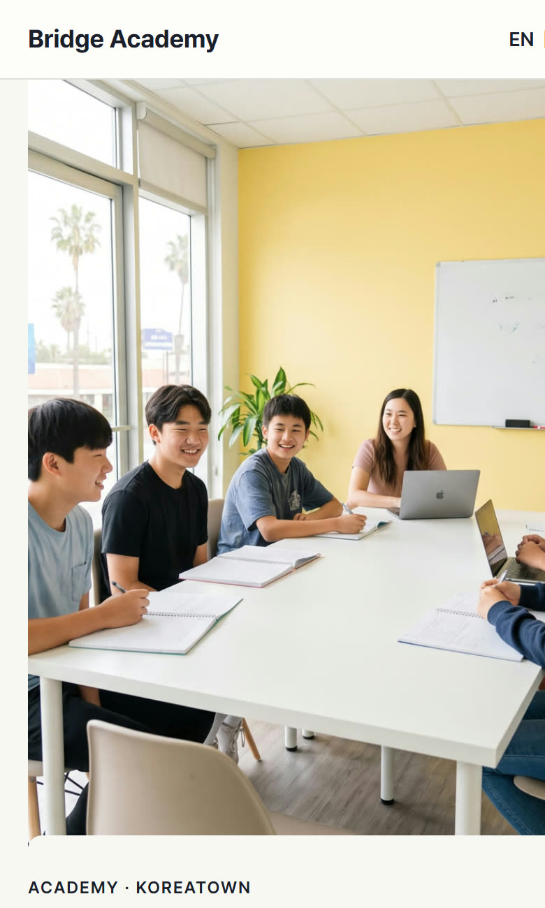Bridge Academy, SAT, AP, music