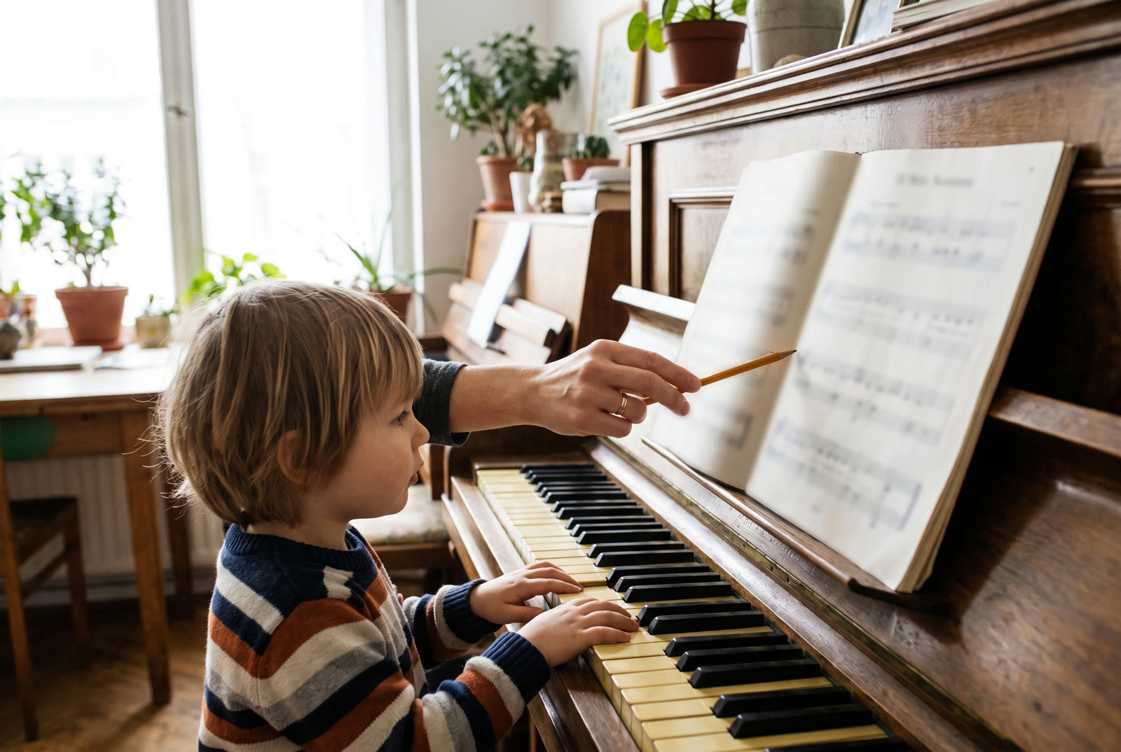 Piano lesson