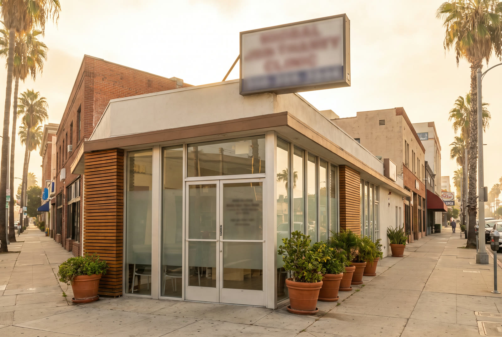 The clinic from outside
