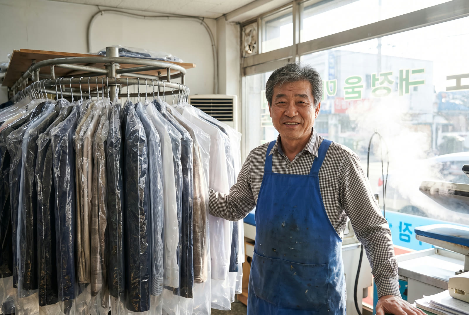 Owner Youngsoo Cho of Fresh Cleaners