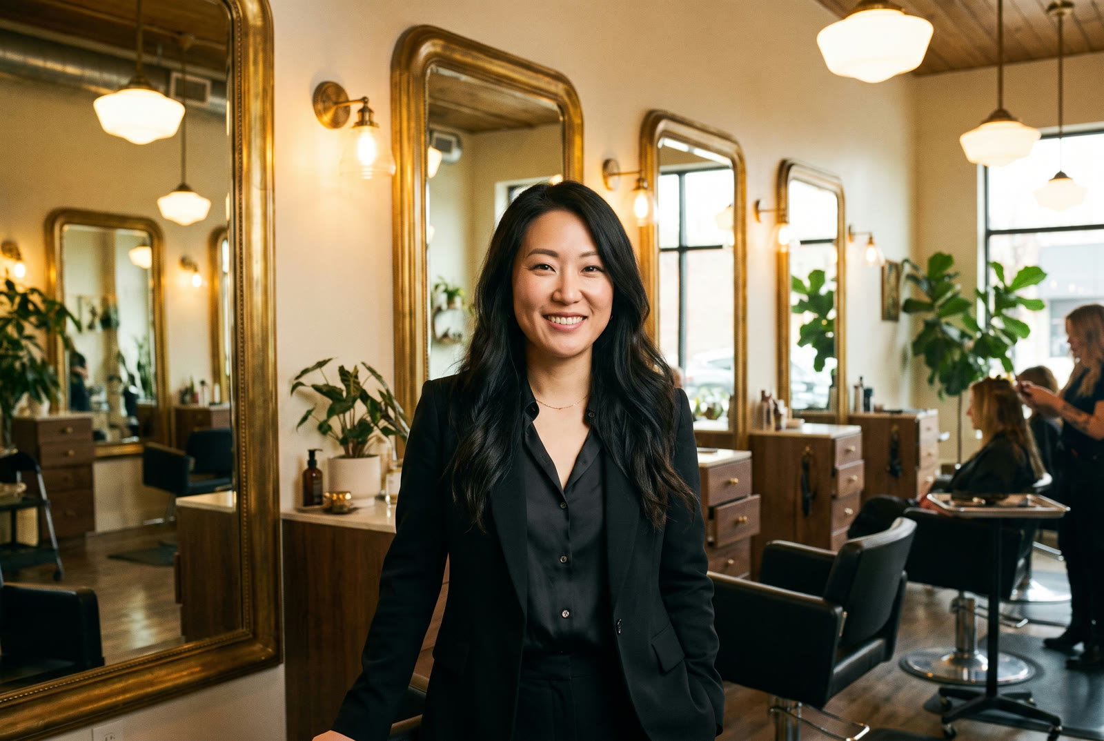 Owner and lead stylist Yujin On