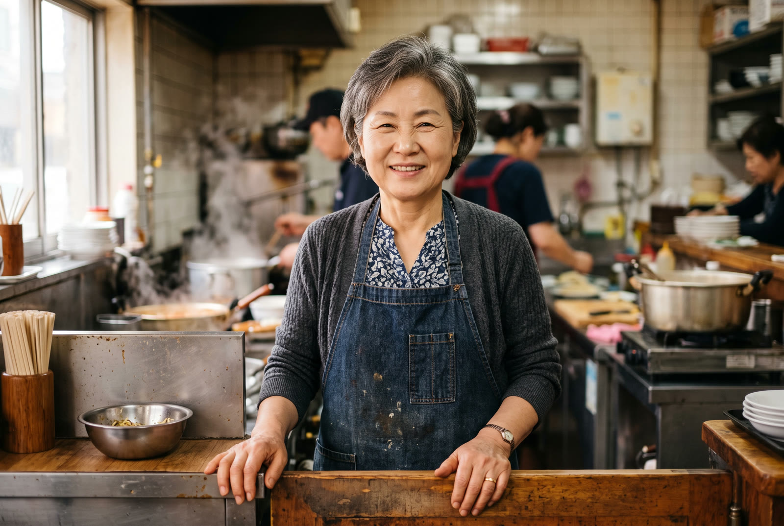 Owner Soon-ja Park of Seoul Myeonok